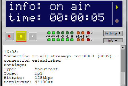 Butt el Encorder para tu radio en linea